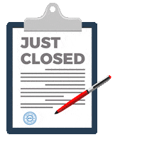 Btpnotaryservices signed notary just closed notary public Sticker