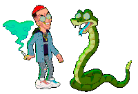 sfera ebbasta snake Sticker