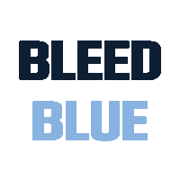Mountaineers Bleed Blue Sticker by Mimico Lacrosse