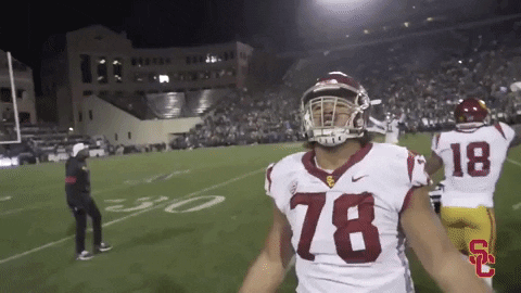 Fight On Pump Up GIF by USC Trojans