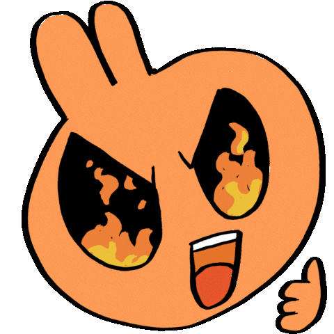 askpivot bunny rabbit you got this determined Sticker