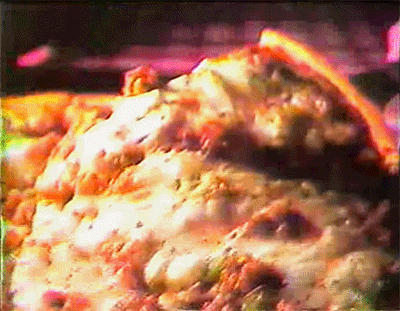 cheese pizza 80s GIF