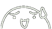 Lalaa Smile Sticker