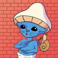 RealSmurfCat reaction cat wow clap GIF