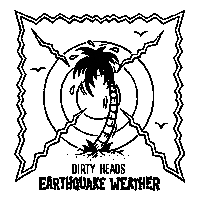 California Earthquake Sticker by Dirty Heads