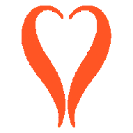 Squeeze Orangeheart Sticker by Jacob's Pillow Dance Festival