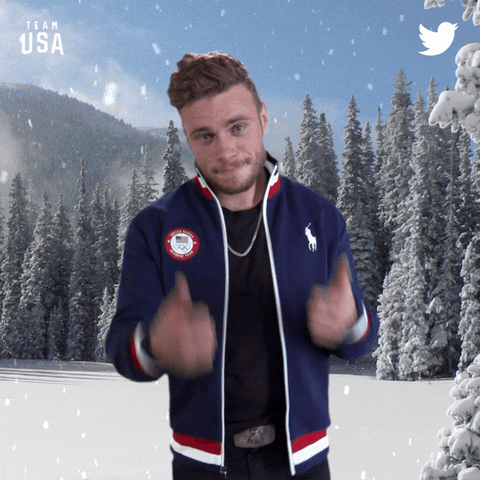 winter olympics thumbs up GIF by Twitter