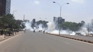 Police Fire Tear Gas During Opposition Protests in Nairobi