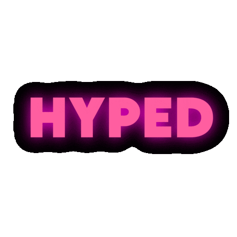 Cyberzcrew giphyupload pink neon hyped Sticker