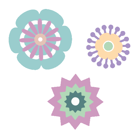 Secondhandguidy giphyupload retro flower vintage Sticker