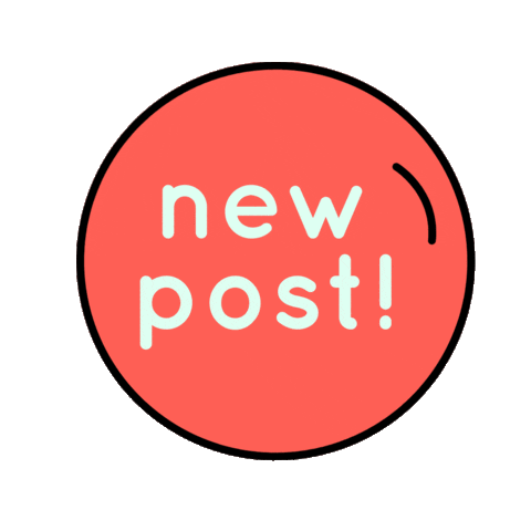 cleanbar giphyupload red new post bubble Sticker