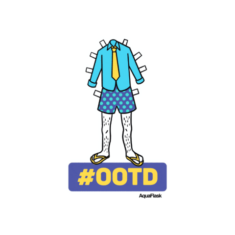 Ootd Sticker by AquaFlask