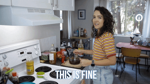 This Is Fine GIF by Alayna Joy