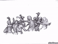 Crowd Jk GIF by Alex Boya