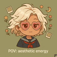 Crescent Moon Polaroids GIF by Persona
