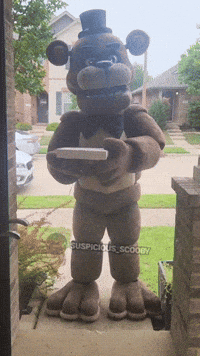 Suspicious_Scooby fnaf freddy five nights at freddys freddy fazbear GIF