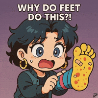 Hana Foot Pain GIF by Persona