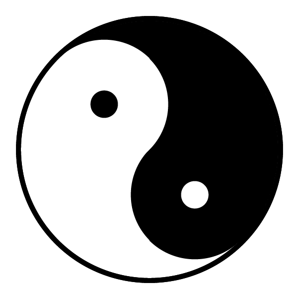 ICETEESHOP balance yingyang icetees Sticker