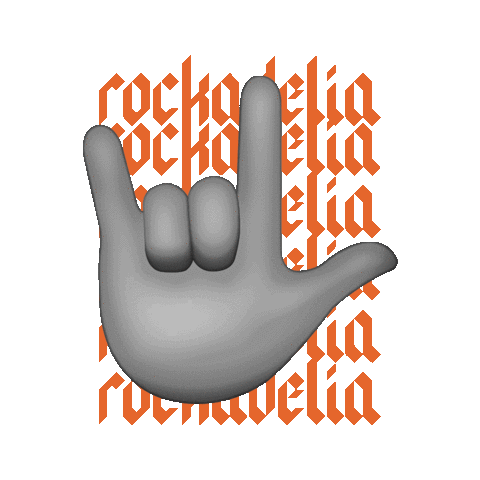 deliaofficial giphyupload rock delia rockadelia Sticker
