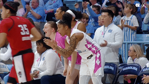 Basketball Celebration GIF by UNC Tar Heels