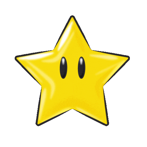Super Mario Star Sticker