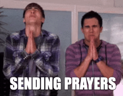 Sending Prayers Praying For You GIF by swerk