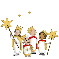 Noel Sternsingen Sticker by Young Missio Switzerland