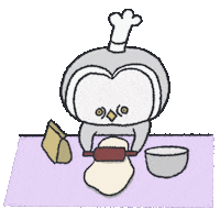 Chef Owl Sticker