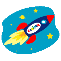 Spaceship Carioca Sticker by Carioca_createtolearn