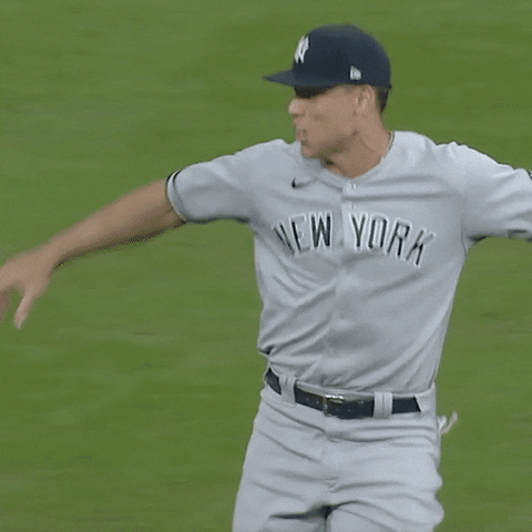Happy New York Yankees GIF by Jomboy Media