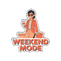 Time Off Chill Sticker by Flowpio