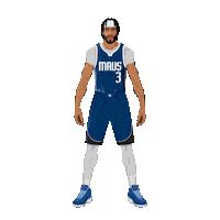 Dallas Mavericks Basketball Sticker by SportsManias