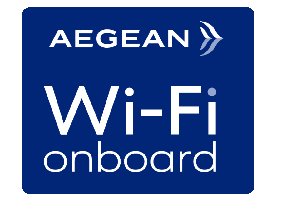 Wifionboard Sticker by Aegean Airlines