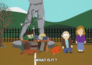surprise fear GIF by South Park 