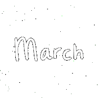 March Sticker