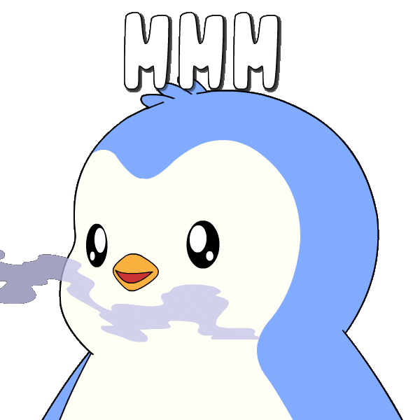 Hungry Penguin Sticker by Pudgy Penguins