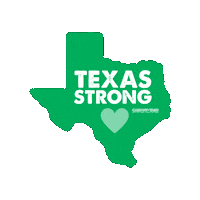 Flood Relief Texas Strong Sticker by CardMyYard