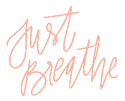Just Breathe Sticker by Flambette