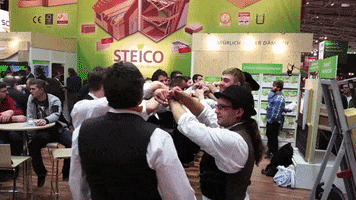 STEICO handwerk carpenter roofer zimmermann GIF