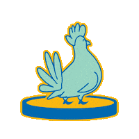 Eat Orange County Sticker by Dizzy Bird
