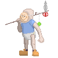 mellowsupreme pixel halloween scary pixel art Sticker