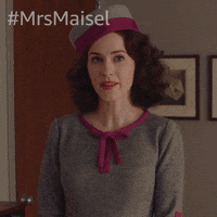 Rachel Brosnahan Prime Video GIF by The Marvelous Mrs. Maisel