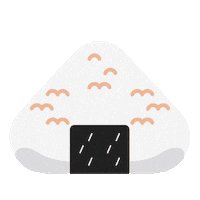 Rice Ball Eating Sticker