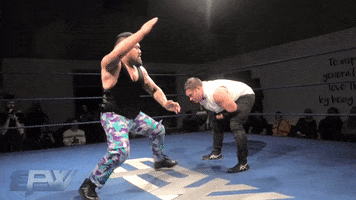 The Children Chop GIF by Explosive Professional Wrestling