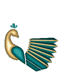 Tango Peacock Sticker by rodostango