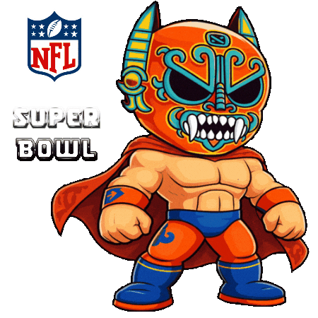 Super Bowl Nfl Sticker by Guerrero Maya