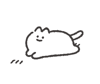Cat Running Sticker