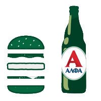 Αλφα Sticker by ALFA Beer
