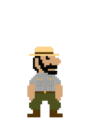 Super Mario Jump Sticker