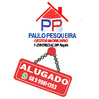 ppgestor imobiliaria vendo alugado vedido Sticker